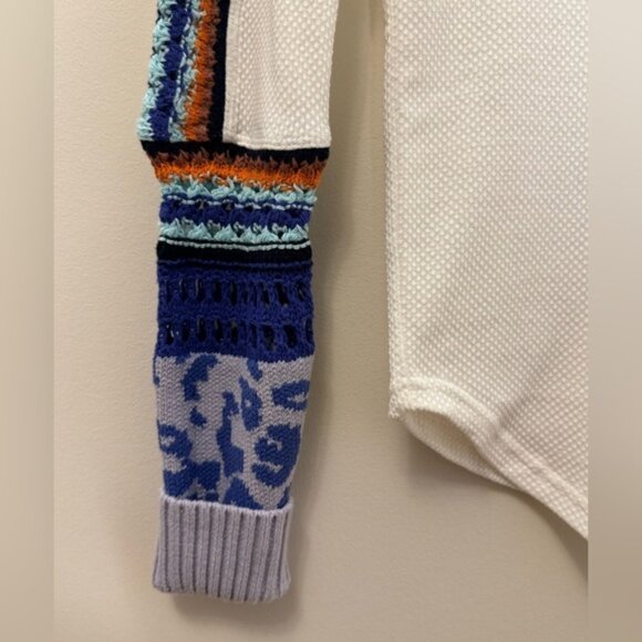 Free People Switch It Up Thermal Top Ivory Size XS - Picture 6 of 8